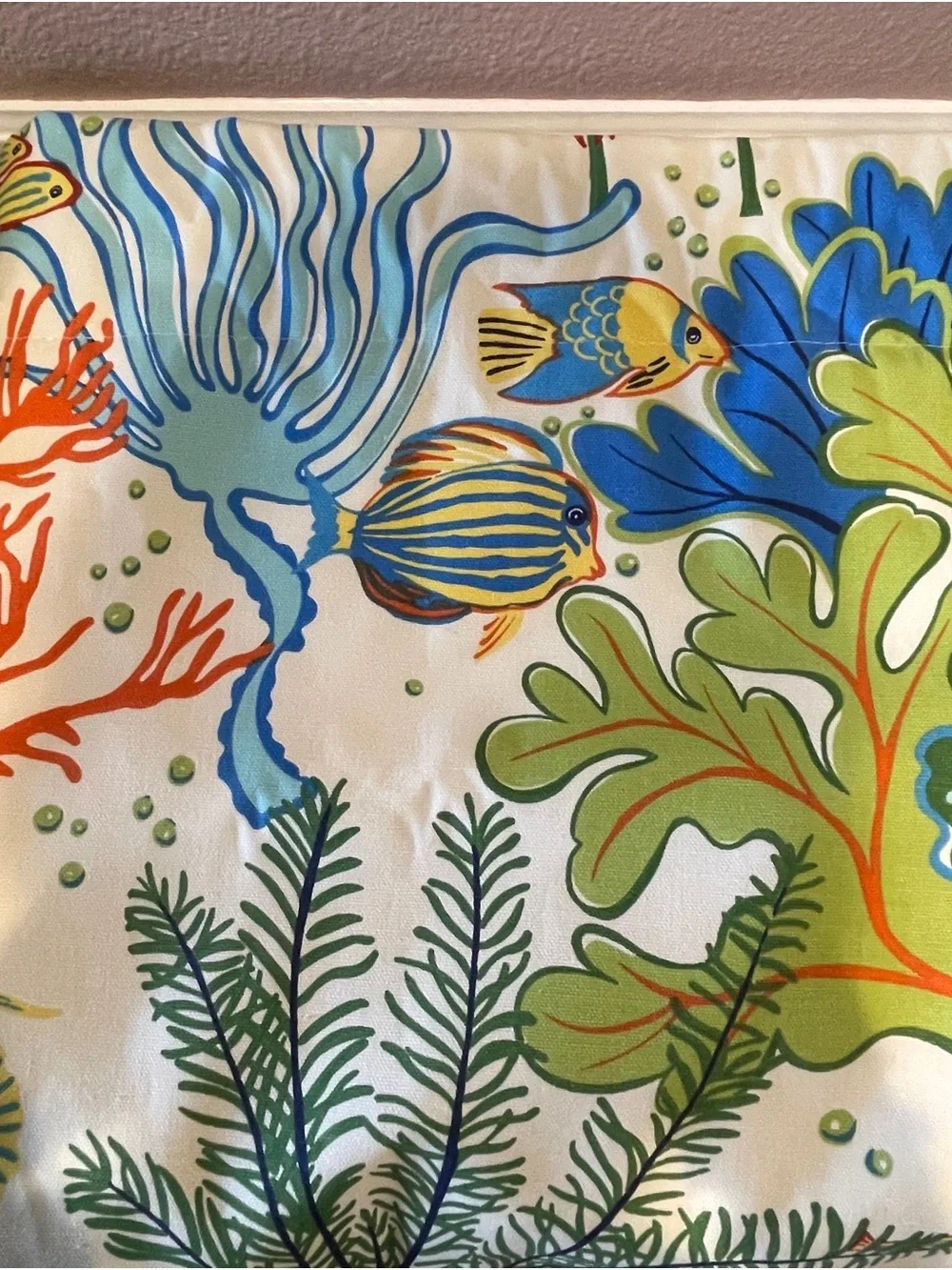 Coastal Coral Reef Decorative Valances (2)